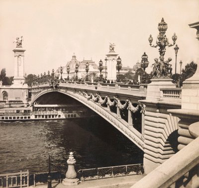 Universal Exposition of 1900 in Paris: The Bridge Alexandre III by Anonymous Anonymous