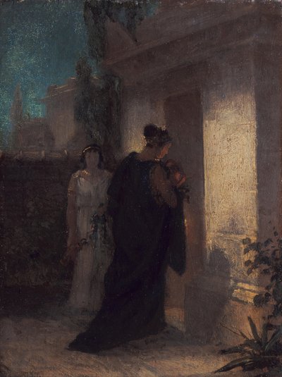 Woman in Mourning (Antigone) by Anselm Feuerbach