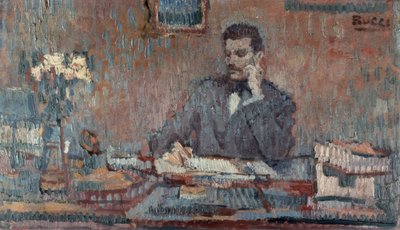 Portrait of Puccini by Anselmo Bucci