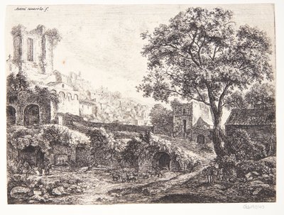 Ruins on the Outskirts of a City by Anthonie Waterloo