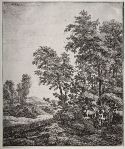 Six Large Upright Landscapes with Scenes from Ovid