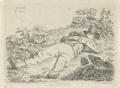 Man Lying in the Grass by Anthonie Willem Hendrik Nolthenius de Man
