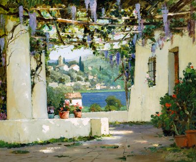 Mediterranean Patio by Anthony Thieme