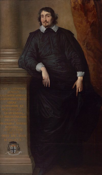 Cesare Alessandro Scaglia di Verrua, Abbé of Staffarda and Mandanici by Anthony van Dyck