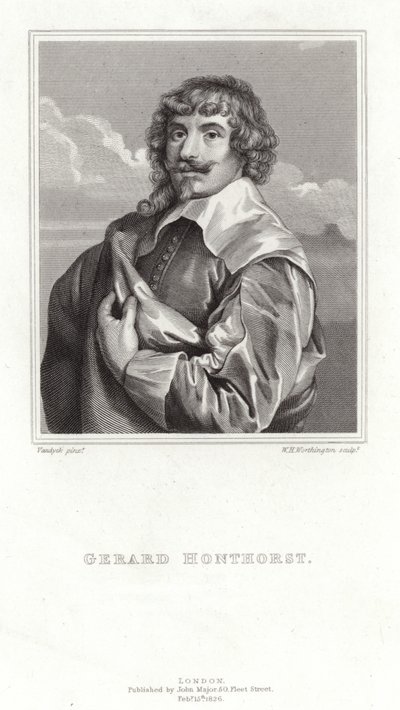 Gerard van Honthorst by Anthony van Dyck