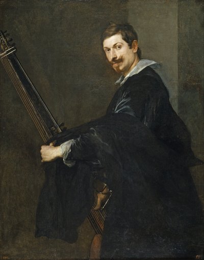 Man with a Lute, Between 1621 and 1630 by Anthony van Dyck
