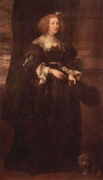 Portrait of Maria de Raet by Anthony van Dyck