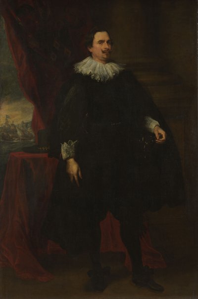 Portrait of a Male Member of the Van der Borcht Family, c.1635 by Anthony van Dyck