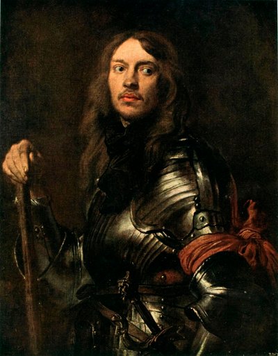 Portrait of a Man in Armour with a Red Scarf by Anthony van Dyck