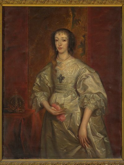 Portrait of Henrietta Maria (1609-1699), Queen of England by Anthony van Dyck