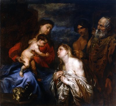 The Virgin and Child with Repentant Sinners by Anthony van Dyck