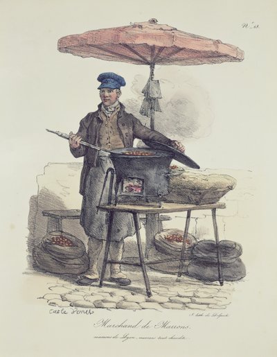 Chestnut Seller by Antoine Charles Horace Vernet