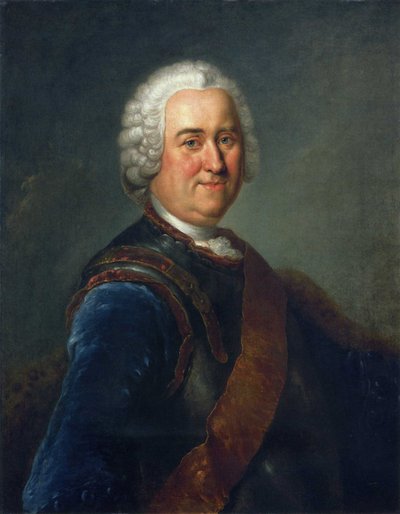 Portrait of Field Marshal James Keith by Antoine Pesne