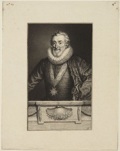 “Henri le Grand” after J(?)annet by Antoine de Marcenay de Ghuy