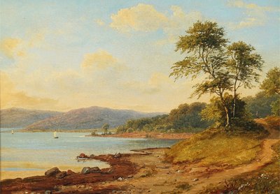 Southern Coast Scenery by Anton Eduard Kieldrup