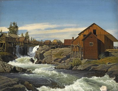 From Hønefoss by Anton Eduard Kieldrup