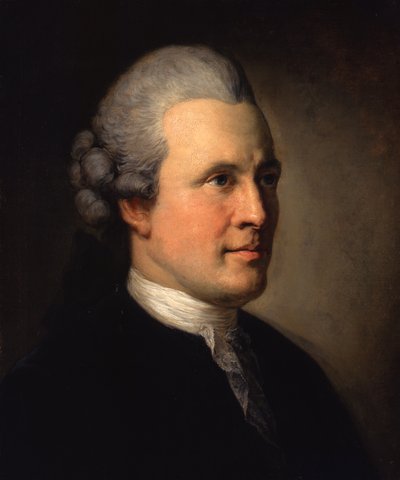 The Physician and Philosopher Johann Georg, Knight of Zimmermann by Anton Graff