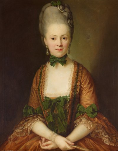 Portrait of Henriette von Carlowitz by Anton Graff
