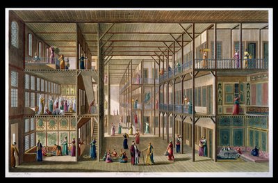 Interior of the Harem of the Great Lord of Constantinople by Anton Ignaz Melling