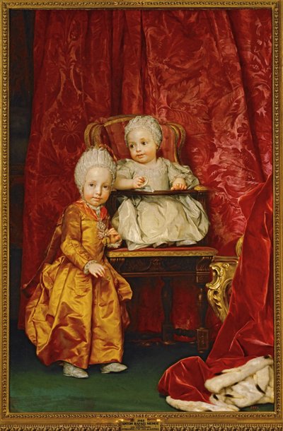 Archduke Ferdinand and Archduchess Maria Anna of Austria by Anton Raphael Mengs