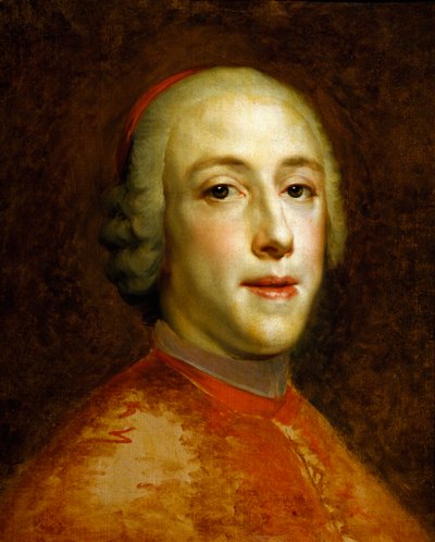 Portrait of Henry Benedict Marie Clement Edward Stuart, Cardinal York, Circa 1756 by Anton Raphael Mengs