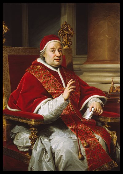 Portrait of Pope Clement XIII by Anton Raphael Mengs