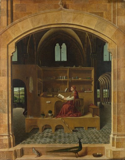 Saint Jerome in his Study, ca 1475 by Antonello da Messina
