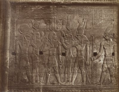 Bas Reliefs from the Temples at Komombo by Antonio Beato