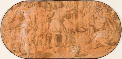 Elijah Sacrifices in the Presence of Ahab by Antonio Campi