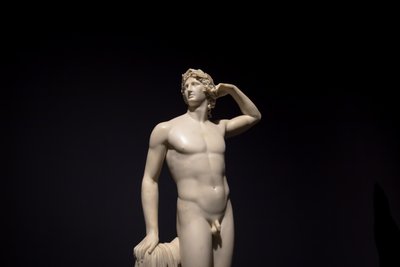 The Ancient Sculpture Apollo Crowning Himself - 1782 - Antonio Canova by Antonio Canova