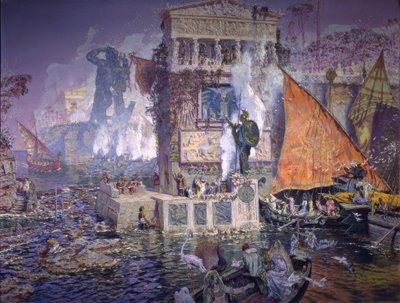 The Colossus of Rhodes by Antonio Munoz Degrain