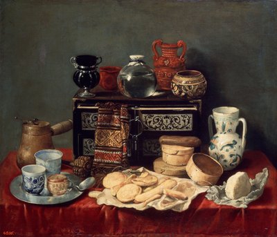 Still Life with an Ebony Chest by Antonio Pereda y Salgado