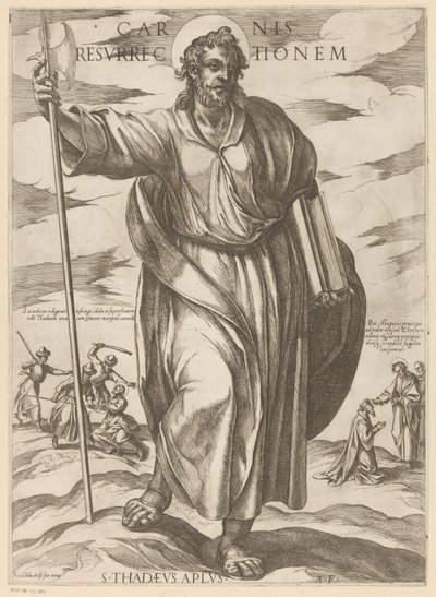 Saint Jude Thaddeus by Antonio Tempesta
