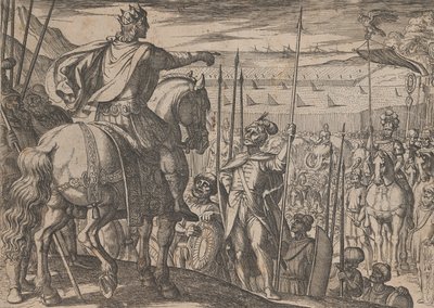 Alexander Instructing his Soldiers by Antonio Tempesta