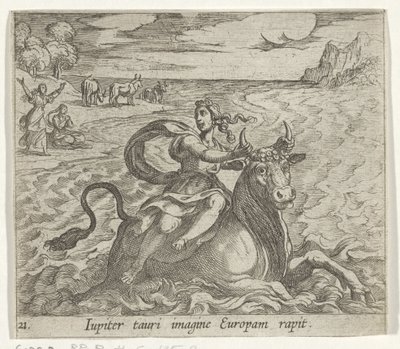 The Rape of Europa (Metamorphoses by Ovid) by Antonio Tempesta