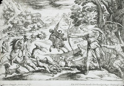 Stag Hunt by Antonio Tempesta