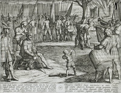 The Burning of the Old Fortress by Antonio Tempesta