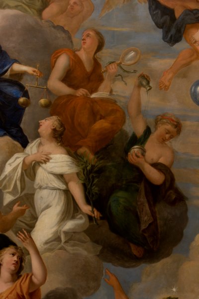 Peace, Prudence and Temperance (detail) by Antonio Verrio