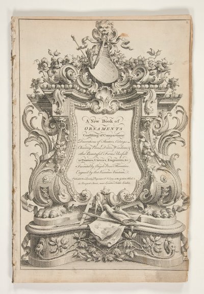 A New Book of Ornaments by Antonio Visentini