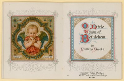 Illustration for O Little Town Of Bethlehem by Archibald Henning