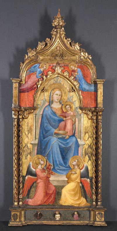 Virgin and Child with Angels, 1405 by Aretino Luca Spinello or Spinelli