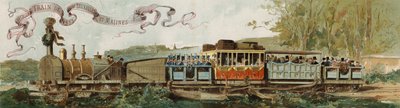 First Train from Brussels to Mechelen, Belgium, 1835 by Armand Jean Heins