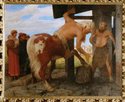 Centaur at the Village Smithy by Arnold Böcklin
