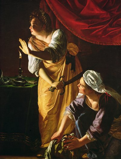 Judith and Maidservant with the Head of Holofernes by Artemisia Gentileschi