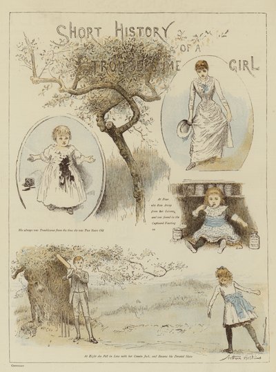 Short History of a Troublesome Girl by Arthur (after) Hopkins