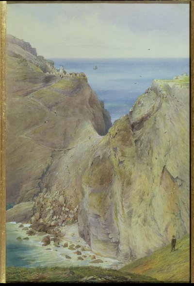 Tintagel, 1887 by Arthur Ackland Hunt