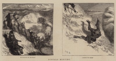 Buffalo Hunting by Arthur Boyd Houghton