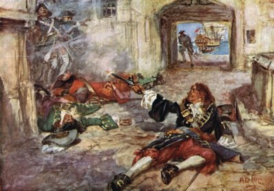 Death of Davis, the Pirate by Arthur David McCormick
