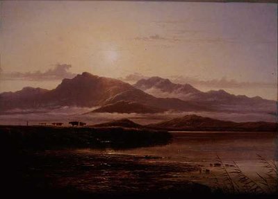 Morning on the bank of a loch by Arthur Gilbert