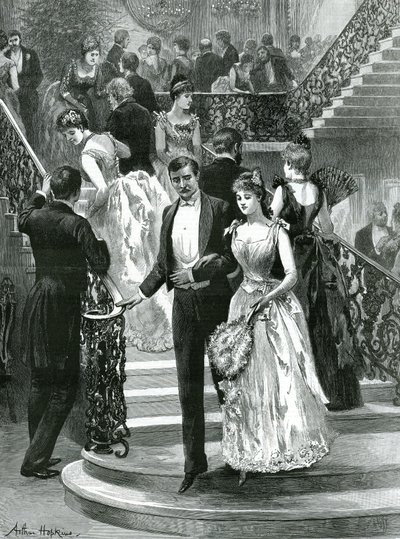 Going down to supper. My first ball by Arthur Hopkins
